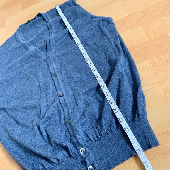 VNECK 100% Extra Fine Merino Wool Vest Cardigan Men’s Size EU54, US Large - Picture 5 of 8